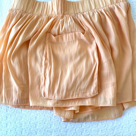 Ramy Brook - Shorts - August Chiffon - Nectar Orange - Size Medium - Picture 7 of 10